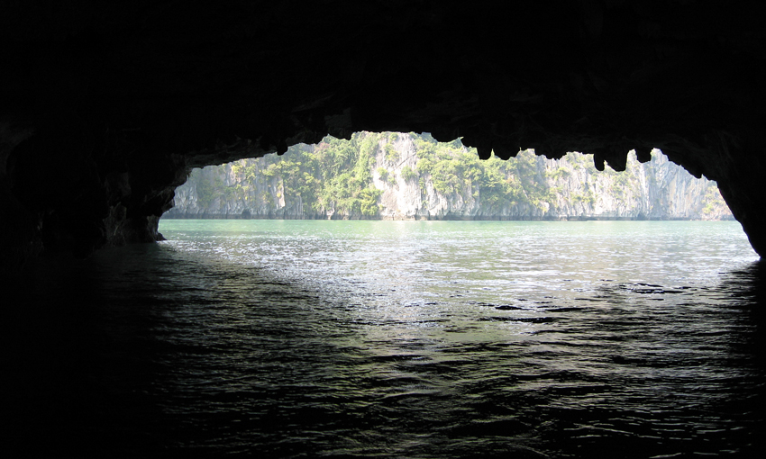 Dark and Bright Cave