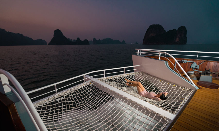 Relax on Halong Bay