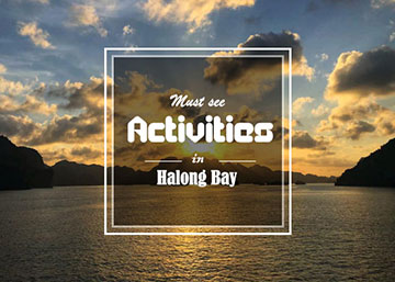 Activities in Halong Bay