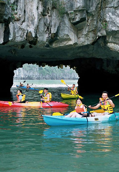 Dark and Bright Cave