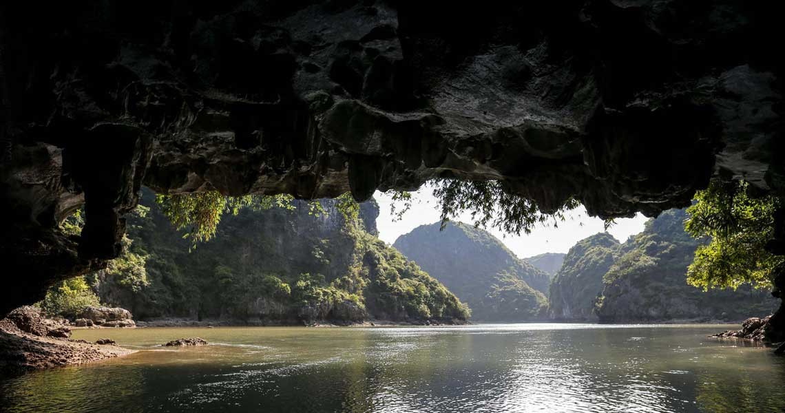 Dark and Bright Cave