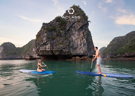 Visit Dark and Bright Cave - Lan Ha Bay - Hanoi (B, L)