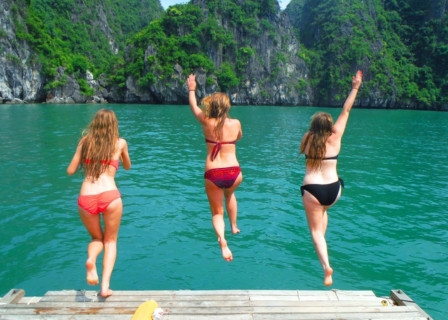 Tuan Chau Port - Halong Bay - Lan Ha Bay - Frog Lagoon Area (L,D)