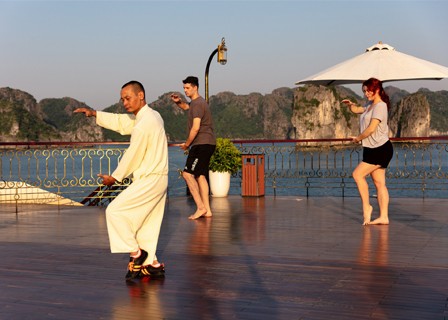Halong Bay – Lan Ha Bay - Dark and Bright Cave - Ba Trai Dao Islets (B, L, D)