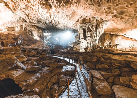Sung Sot Cave - Halong Bay - Hanoi (B, L)